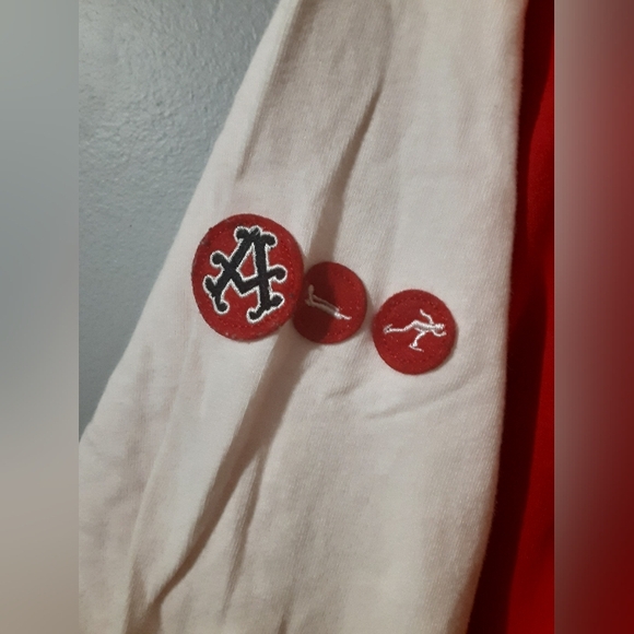 Akademiks Men's Sports Patch Sweater Long Sleeve Pull Over Size XL - Picture 6 of 8